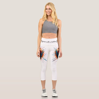 Capri Leggings de passion électronique - "Elégance avec