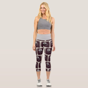 Capri Leggings mit Daisies