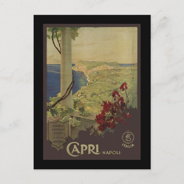 Capri Napoli Postkarte (Vorderseite)