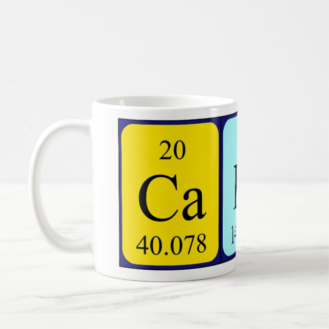 Capri Periodenname Tasse (Links)