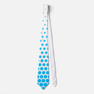 Capri Polka Dot Modern White Krawatte