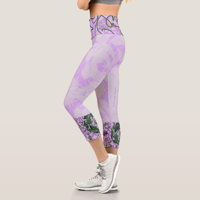 Capri Susea Blu Studios Elemental Garden Leggings (Gauche)