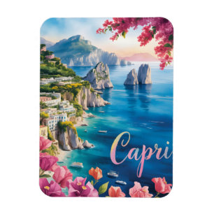 Capri Wasserfarbe Magnet