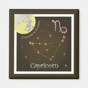 Capricorn 22 Dezember fin 20 schaner Magnet