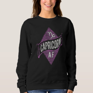 Capricorn Af Astrologie Capricorn Zodiac Geburtsta Sweatshirt
