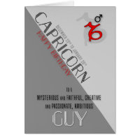 Capricorn Anniversaire pour Lui du 23 décembre au 