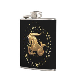 Capricorn Astrologie Flachmann