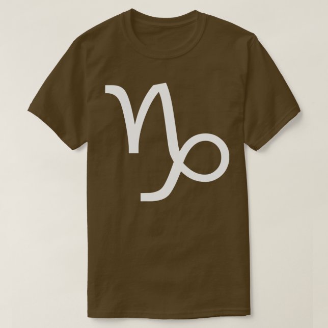 Capricorn-Astrologie T-Shirt (Design vorne)