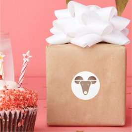 Capricorn Astrologie-Zeichen Runder Aufkleber