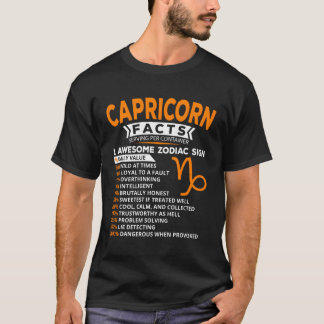 Capricorn Astrologie Zodiac-Zeichen T-Shirt