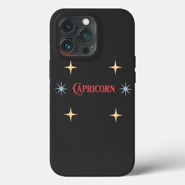 Capricorn Astrologisches Zeichen Case-Mate iPhone Hülle (Rückseite)