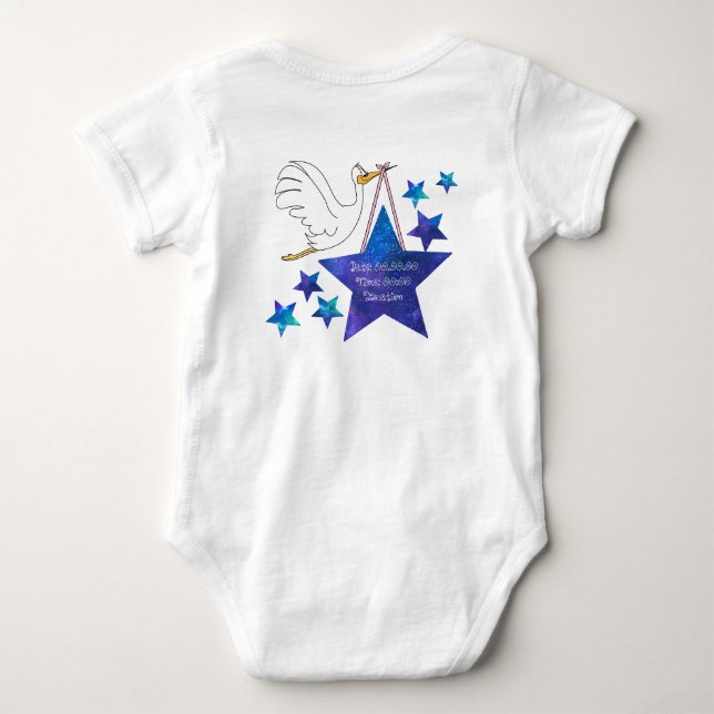 Capricorn Baby Bodysuit Baby Strampler (Rückseite)