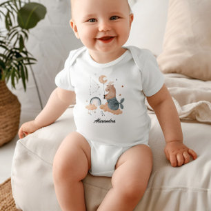 Capricorn Baby: Kleine Ziege ist anpassbar Baby Strampler