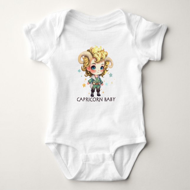 Capricorn Baby Strampler (Vorderseite)