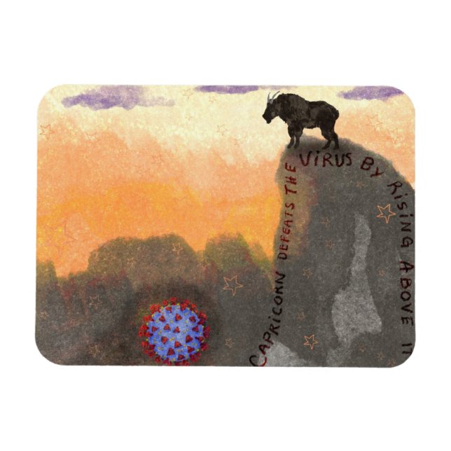 Capricorn bekämpft den Virus Magnet (Horizontal)