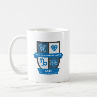 Capricorn Birthday Crest™ for December 22-31 Mug Kaffeetasse