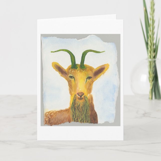 Capricorn Birthday Karte (Vorderseite)