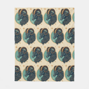 Capricorn Blanket Star Sign Horoskop Fleecedecke