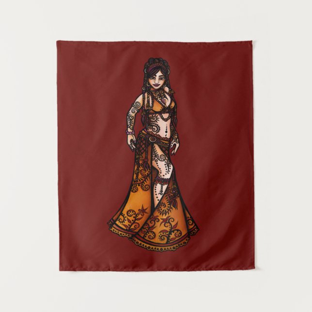 Capricorn Bly Dancer Wandteppich (Vorderseite)