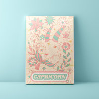 Capricorn Celestial Zodiac Pastel Dreams Mauer