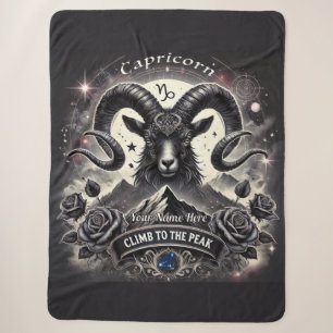 Capricorn "Climb to Peak" Sherpa Blanket Sherpadecke