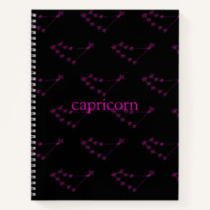 Capricorn Constellation Hardcover Sketchbook Notizbuch