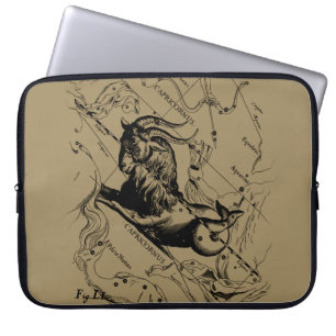 Capricorn Constellation Map Hevelius circa 1690 Laptopschutzhülle