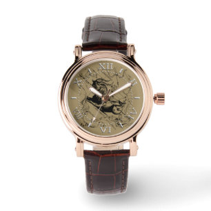 Capricorn Constellation Vintag Hevelius Dial Armbanduhr
