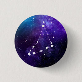 Capricorn Constellation Zodiac Button