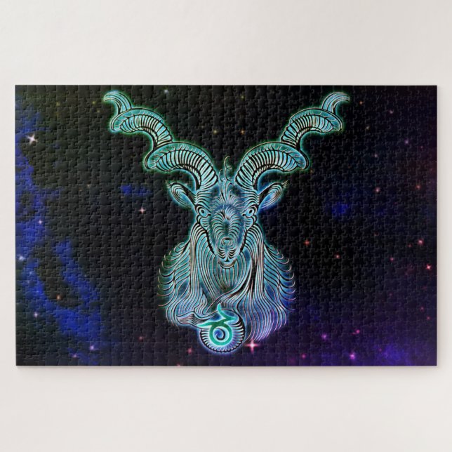 Capricorn das Ziegentierpuzzle (Horizontal)