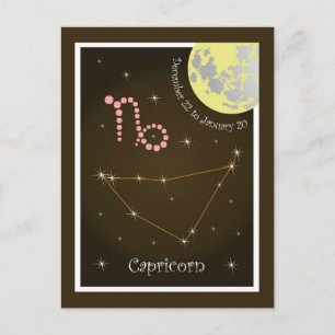 Capricorn December 22 to January 20 Carte postale