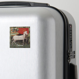 Capricorn die Ziege Zodiac Sign Geburtstagsparty Magnet