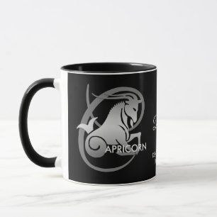 Capricorn ♑ die Ziege - Zodiac-Zeichen Tasse