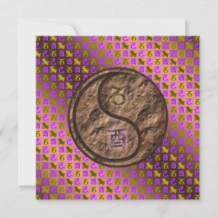 Capricorn & Earth Rooster Karte