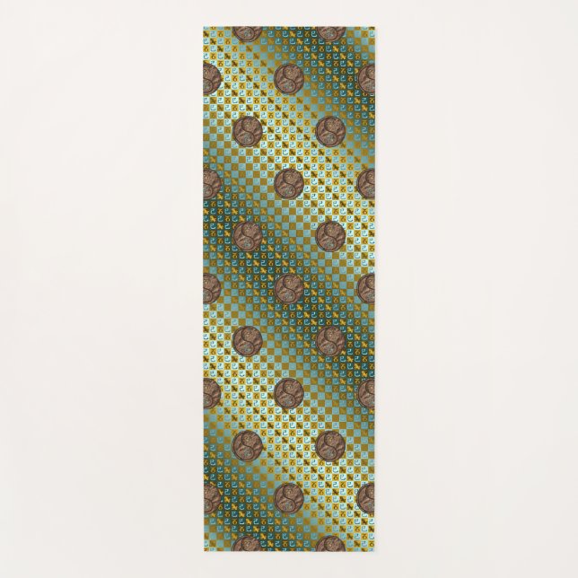 Capricorn & Earth Snake Yogamatte (Vorderseite)