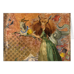 Capricorn Femme Chèvre Whimsical Amusant