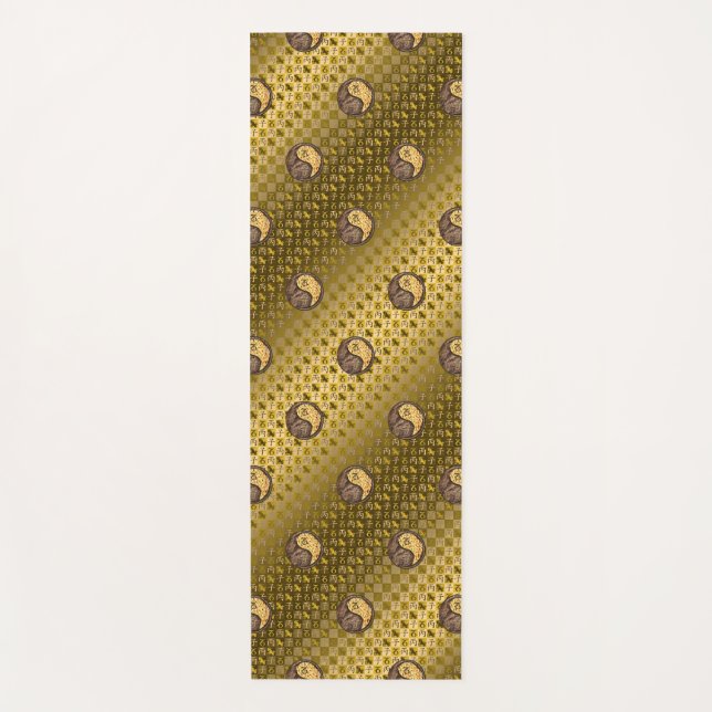 Capricorn & Fire Rat Yogamatte (Vorderseite)