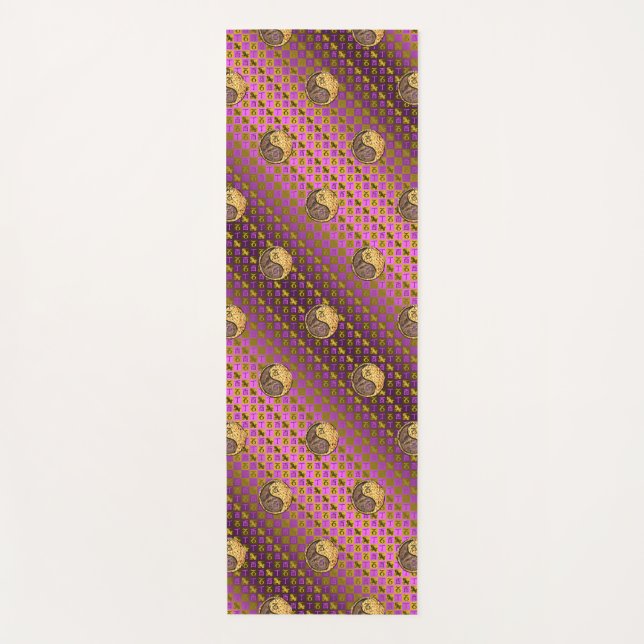 Capricorn & Fire Rooster Yogamatte (Vorderseite)