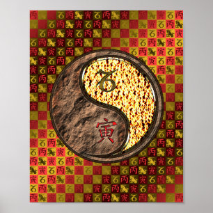 Capricorn & Fire Tiger Poster