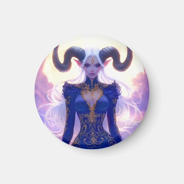 Capricorn-Frau Magnet (Vorne)