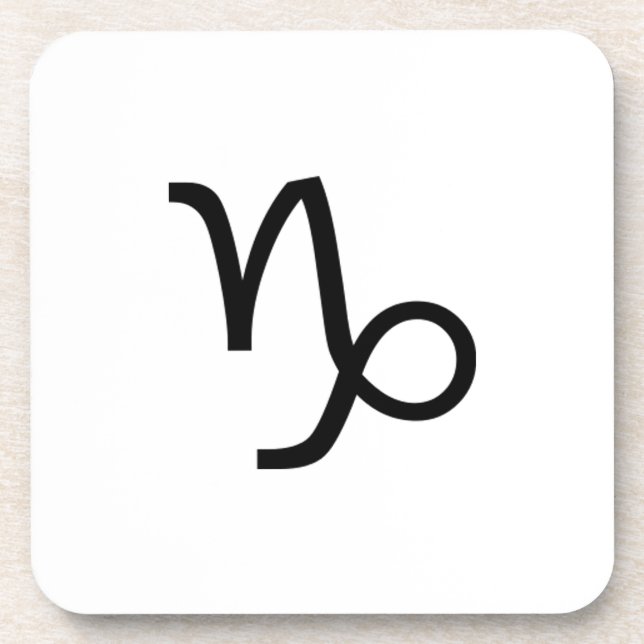 Capricorn Getränkeuntersetzer (Vorderseite)