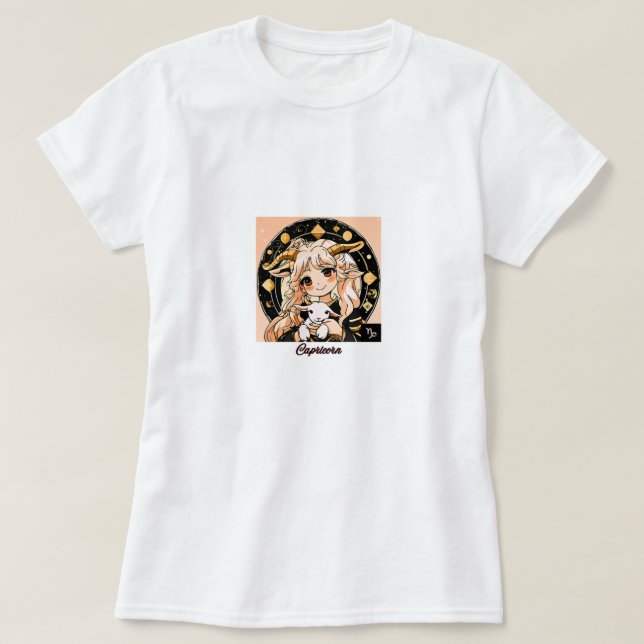 Capricorn Girl T-Shirt (Design vorne)