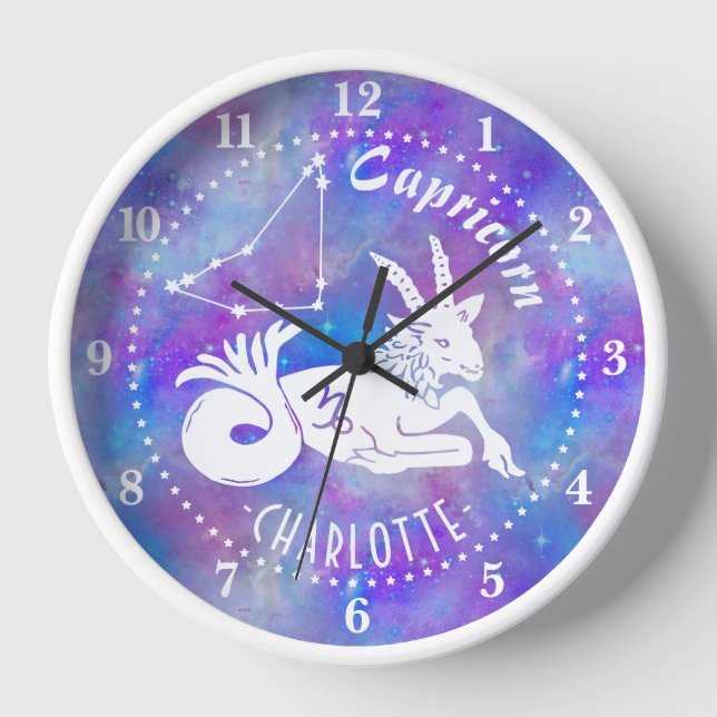 Capricorn Goat Constellation Stars Name Birthday Uhr (Vorderseite)
