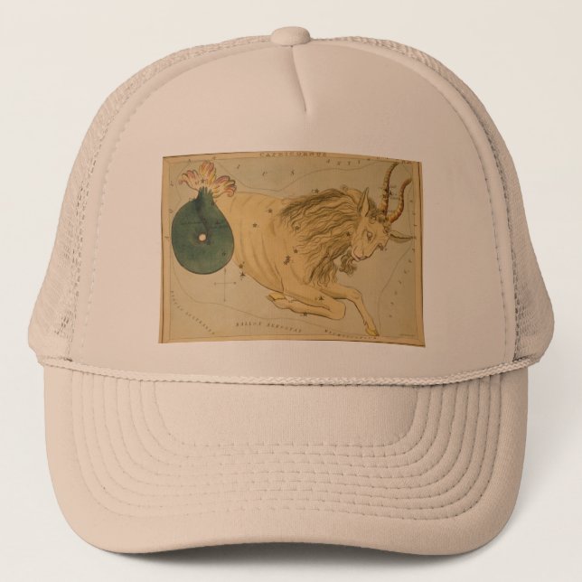 Capricorn Hat Truckerkappe (Vorderseite)