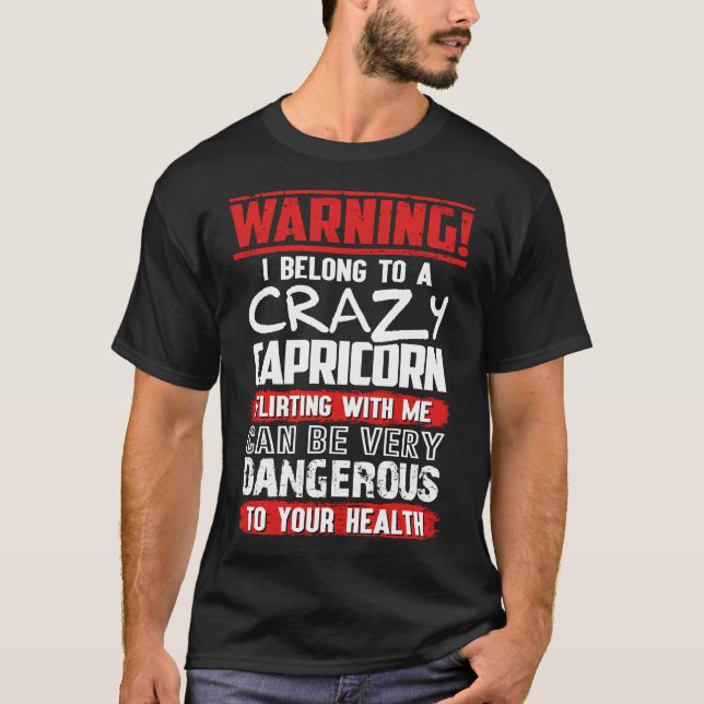 Capricorn-Hemd, Capricorn-Shirt T-Shirt (Vorderseite)