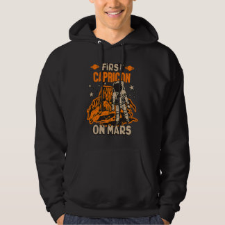 Capricorn Horoscope Sign Astronaut Hoodie