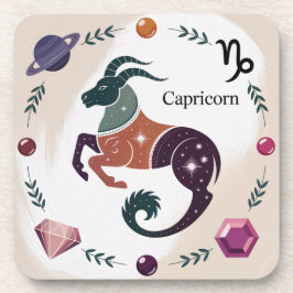 Capricorn Jewels Saturn Plastic Untersetzer Set