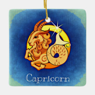 Capricorn Keramikornament
