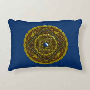 Capricorn Mandala Accent Coussin