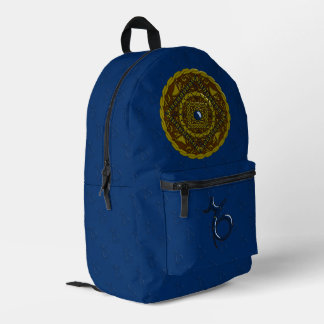 Capricorn Mandala Bedruckter Rucksack
